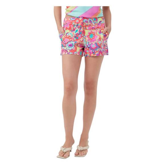 NEW TRINA TURK women´s corbin 2 short in pink multi